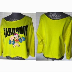Hardbody Y2K Vintage Cropped Muscle Gorilla Shirt Fluorescent Unisex OSFA